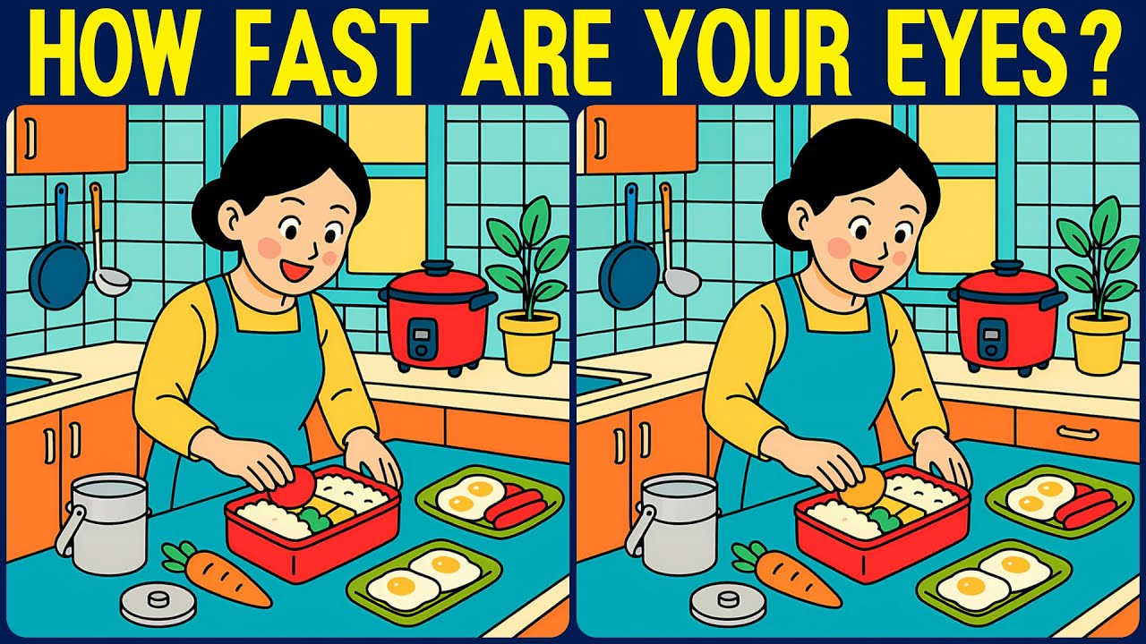 [Spot the Difference Brain Training] If you solve this puzzle, you are a genius!