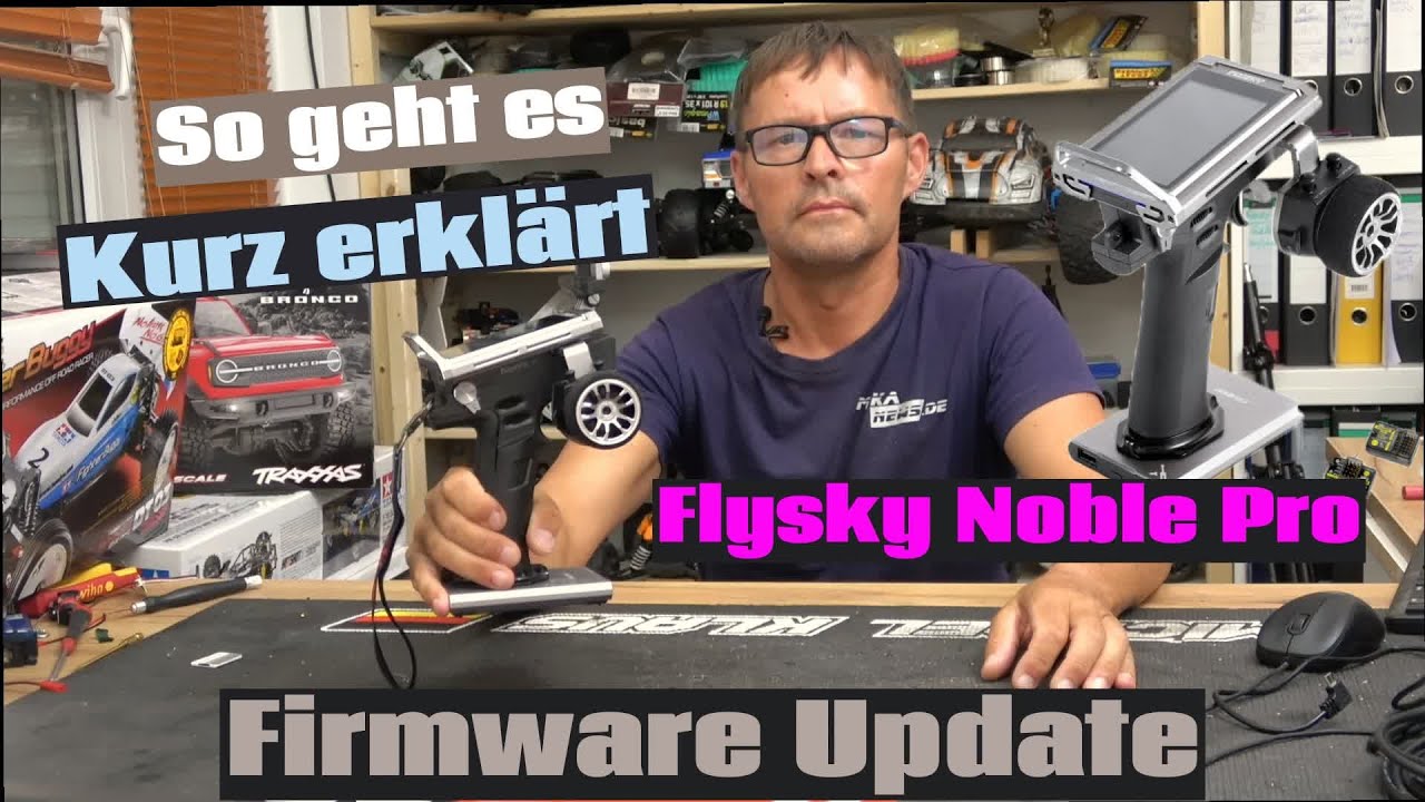Firmware Update einfach an der FlySky Noble Pro durchf&uuml;hrbar