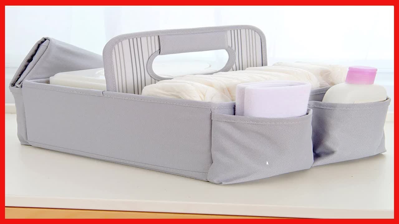 Munchkin SaraBear Diapering Organizer, Grey