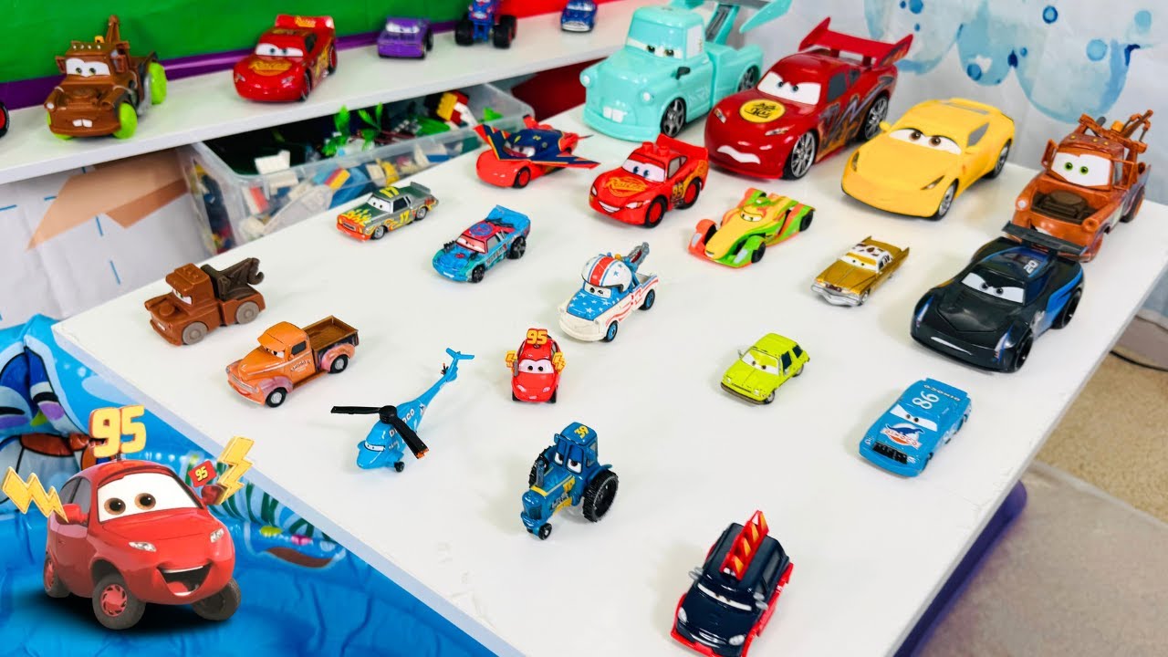 Игрушки Disney Pixar Cars | Молния Маккуин, Мэтр, мультфильм «Тачки», «Тачки 2», «Тачки 3», игруш...