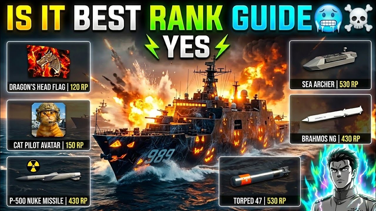 DON'T 🛑 WASTE COINS😱😖 | BEST RANK STORE GUIDE HERE🥳💯 Modern Warships 