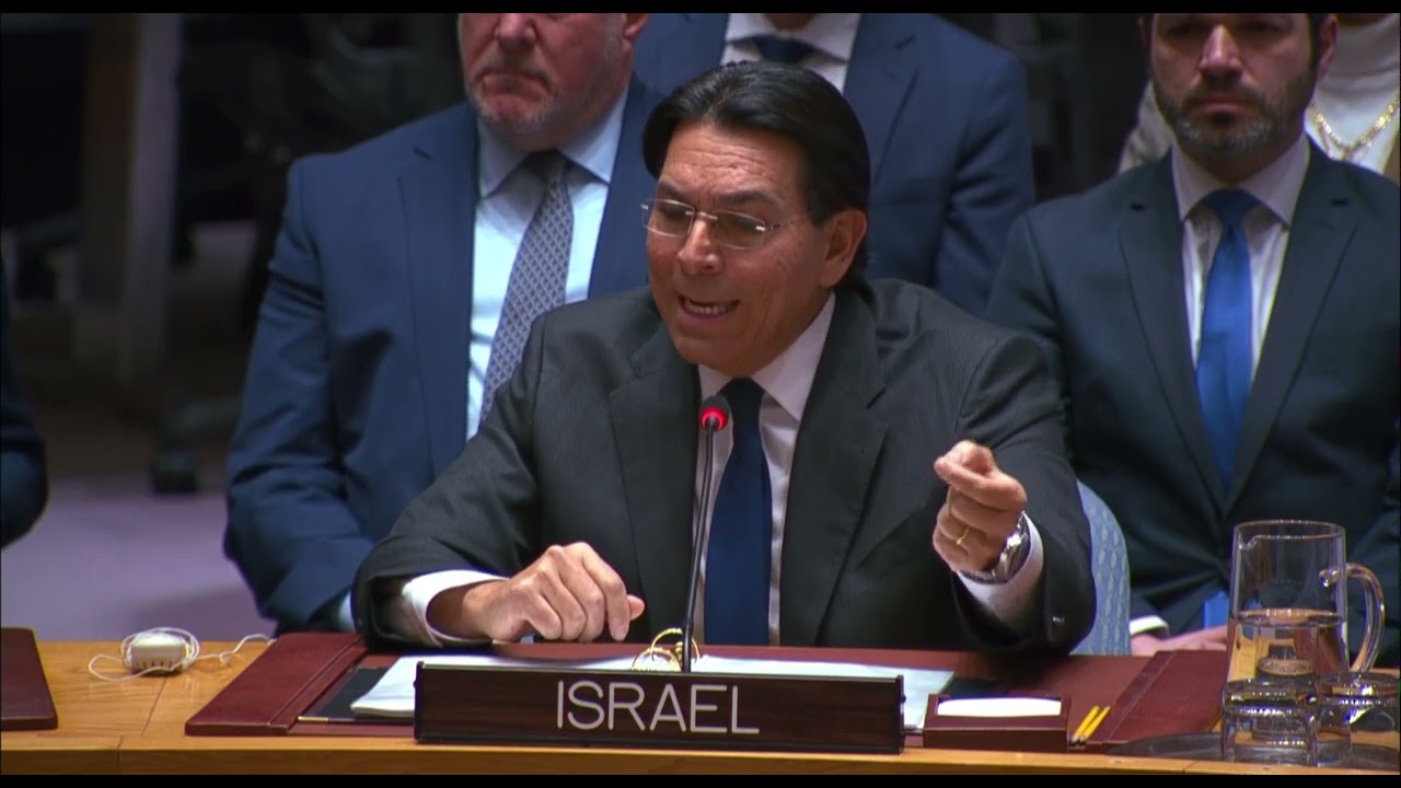 Israeli Ambassador Slams Iran at U.N. Security Council Meeting