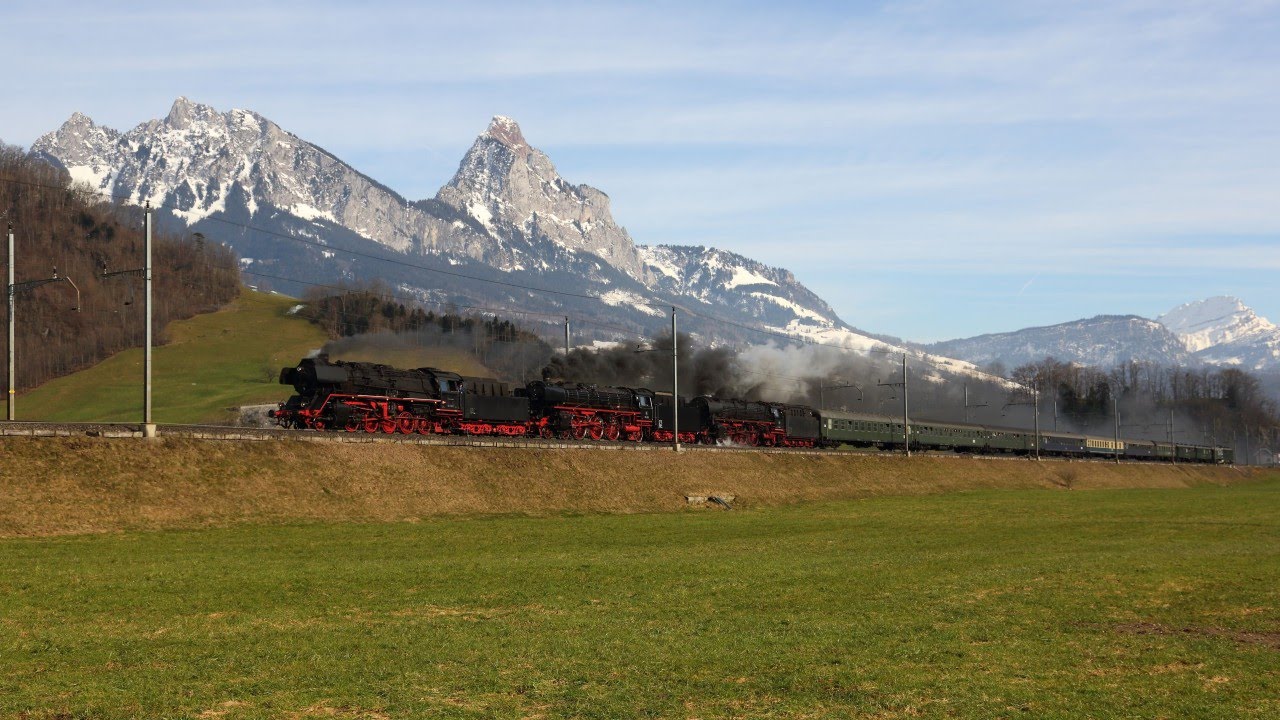 Mit zwei 01ern über den Gotthard: Tag 4 Locarno - Singen 7. März 2015