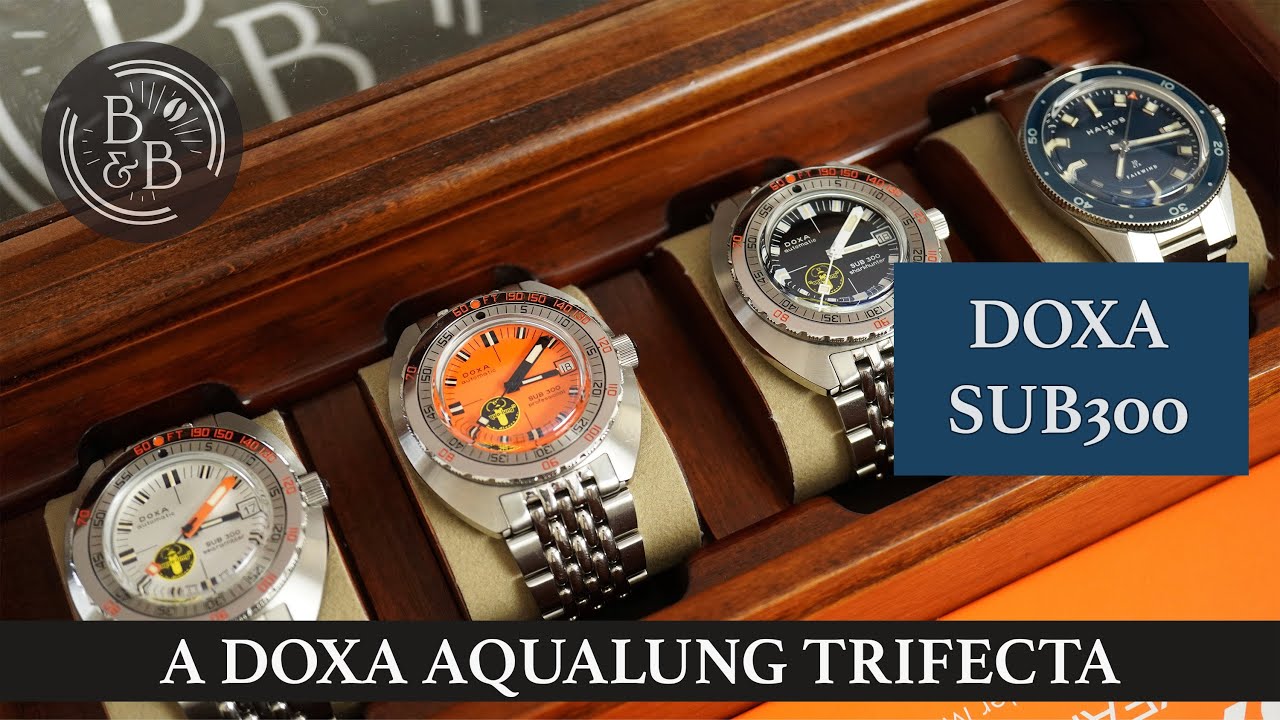 Doxa SUB 300 Aqualung 50th Anniversary L.E - A Doxa Trifecta: Professional, Searambler, Sharkhunter