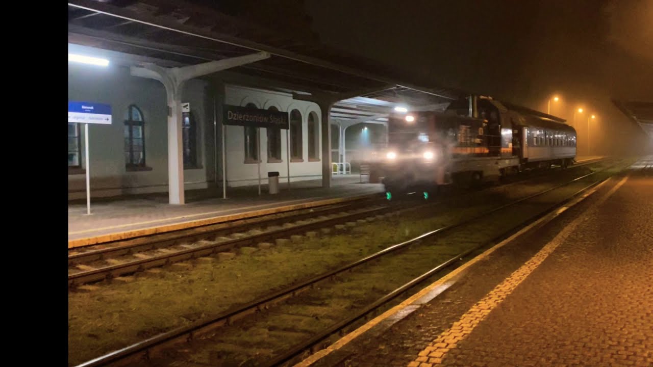 Przejazd zapoznawczy TLK Sudety. Stacja Dzierżoni&oacute;w Śląski 2020