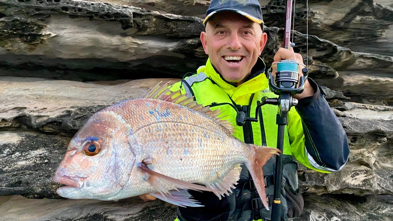 SNAPPER | Rough water fishing off the rocks