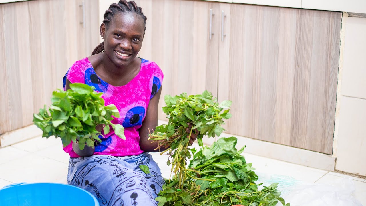 Mboga Kienyeji (Managu & Terere) | African Village Cooking