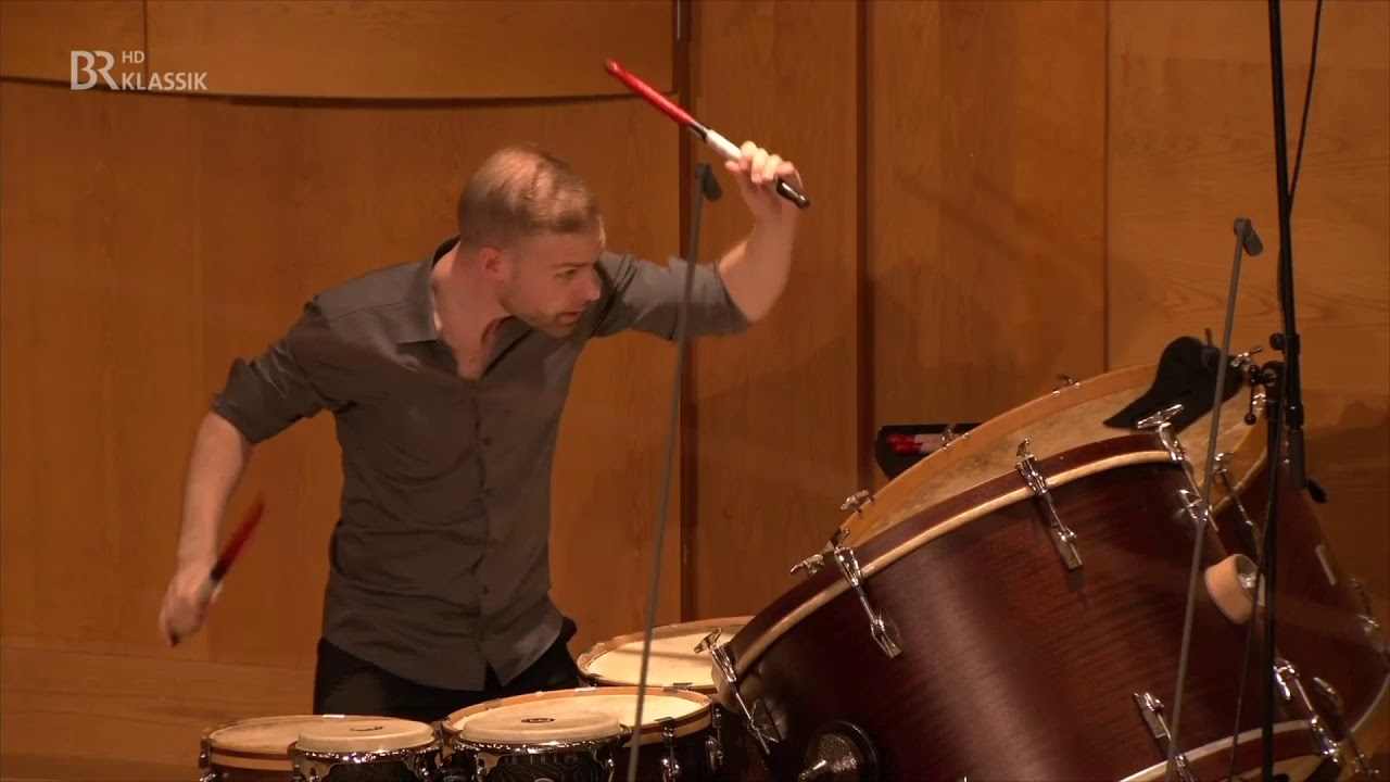 Kai Strobel performing Rebonds A by Iannis Xenakis
