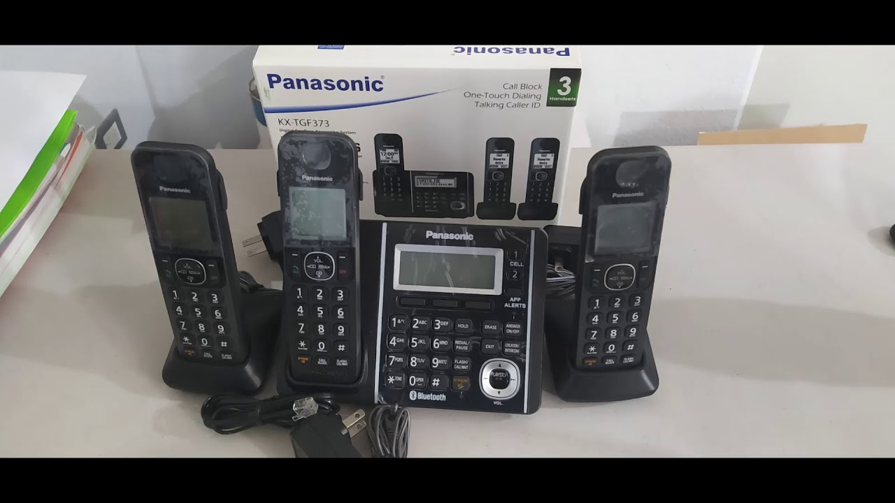 Unboxing y Review Teléfonos de casa Panasonic KX-TGF373