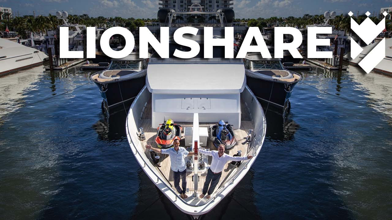 ТУР ПО 130-ФУНТОВОЙ ЯХТЕ HEESEN «LIONSHARE» С КАПИТАНОМ СУПЕРЯХТЫ!