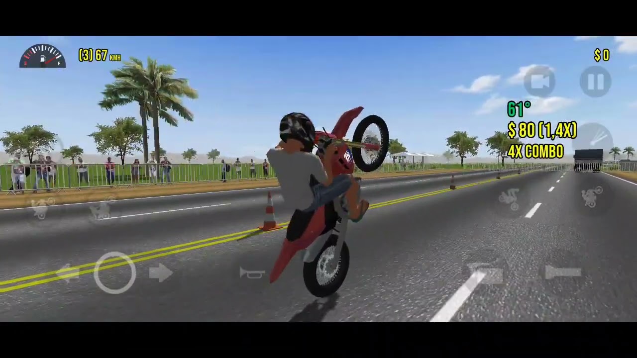 Ensinando a fazer o combo mais rápido no moto wheelie 3d