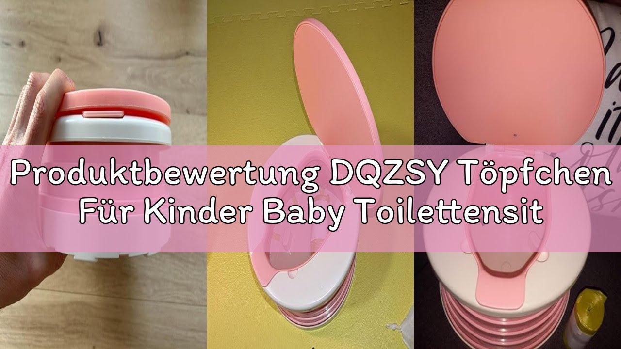 Produktbewertung DQZSY Töpfchen Für Kinder Baby Toilettensitz Ab 1 Jahr Reisetöpfchen Faltbar Für Un