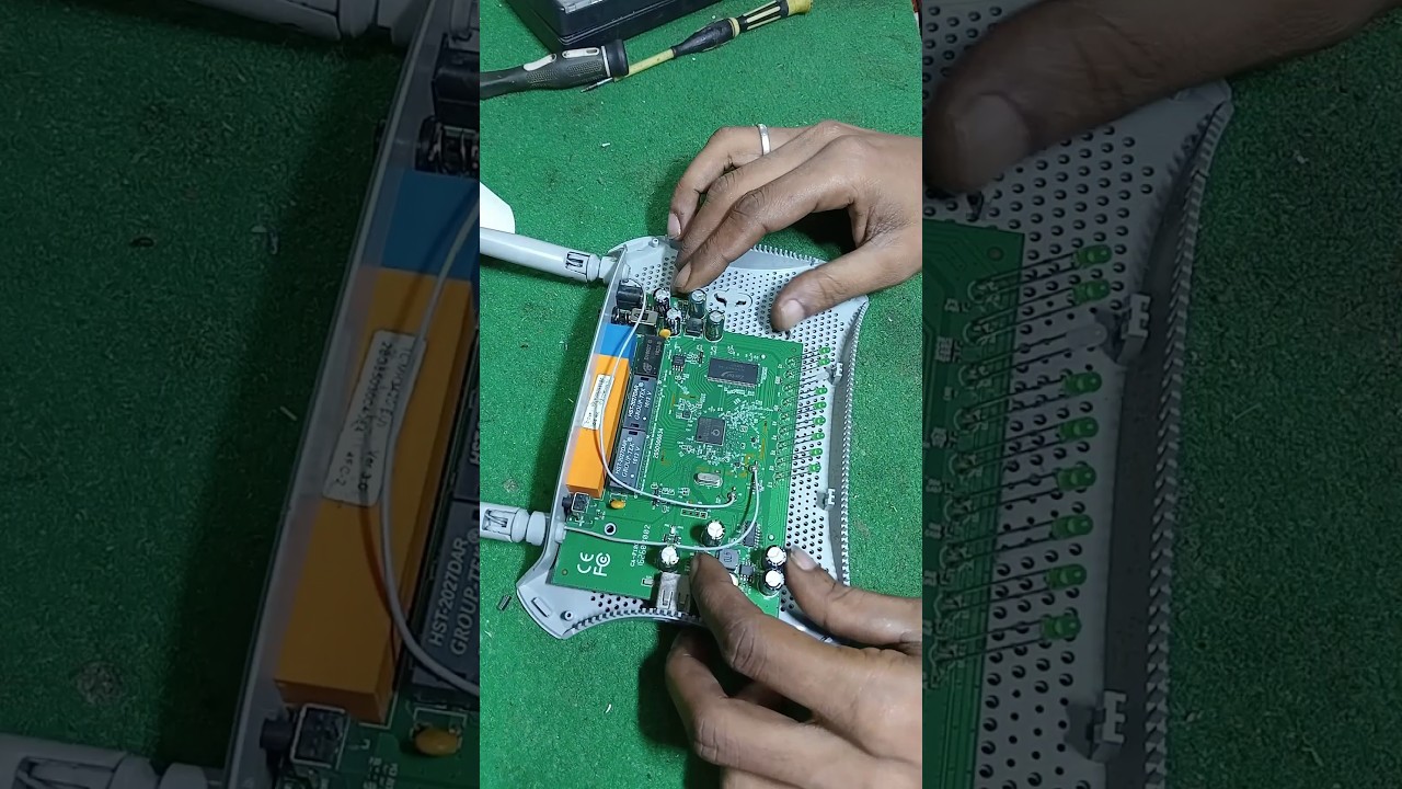 wifi router repair. #routerrepair #wifirouter #howtorepairrouter #routernopower #wifirouterrepair