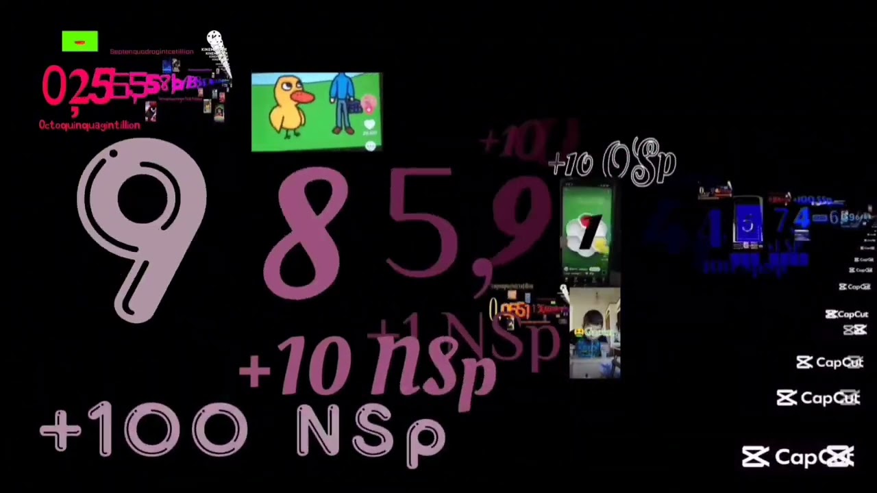0 tò 10^249 with sounds