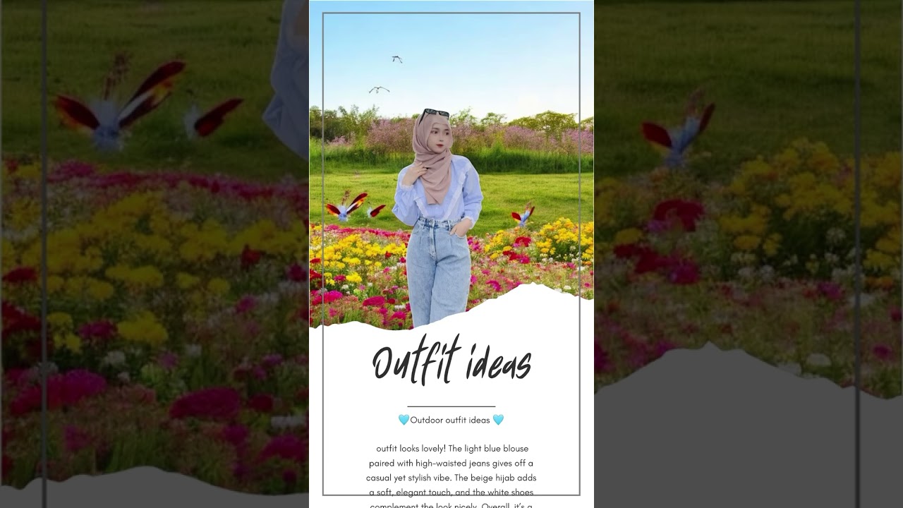 Style denim jeans and Blue shirt 🩵 #aesthetic #fashion #ytshorts #shorts #viralshorts #tampilan