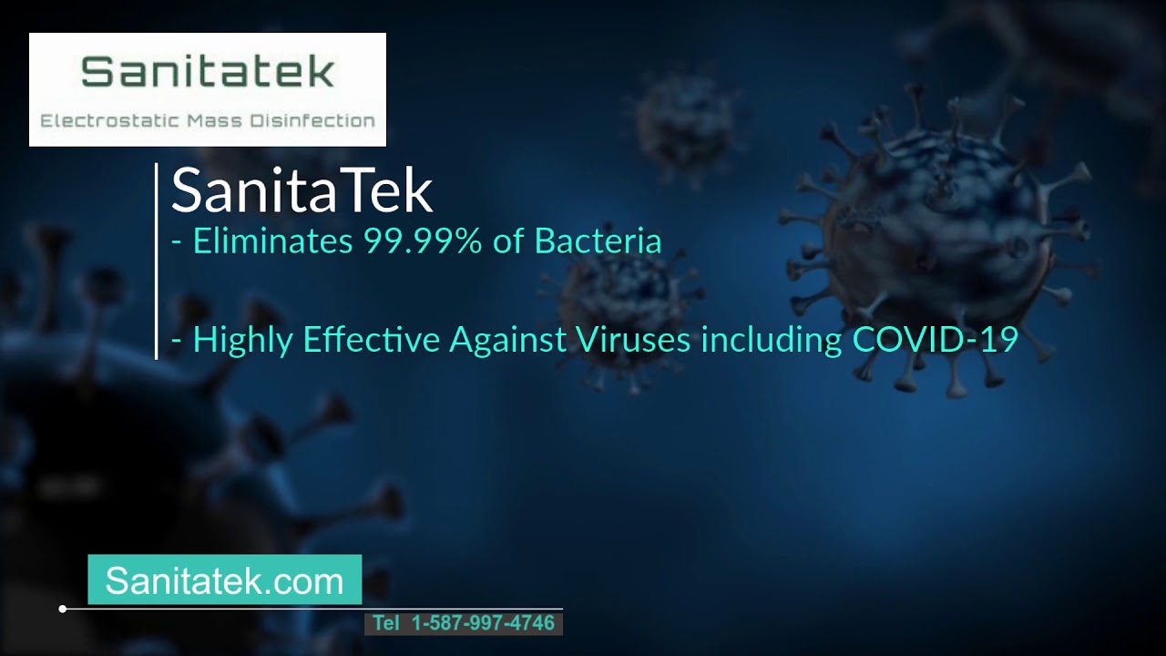 SanitaTek Electrostatic Mass Disinfection