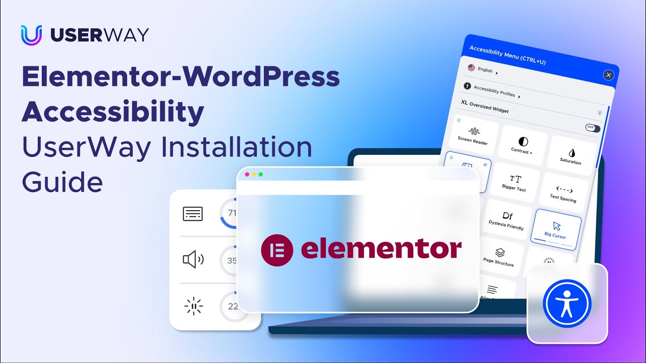 Elementor-WordPress Accessibility - UserWay Installation Guide