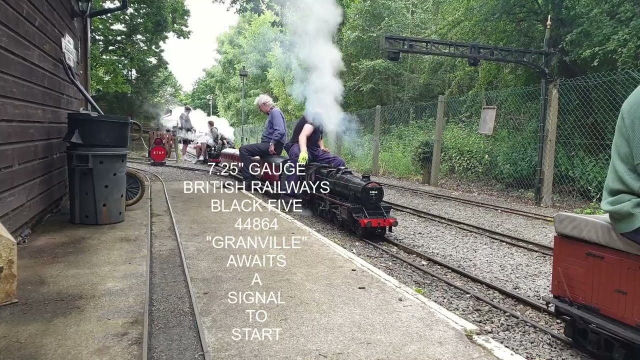 ECHILLSWOOD RAILWAY JULY 2024 MOTIVE POWER DEPOT TO FARLEYS  STEAM HAULED TRAIN RIDE