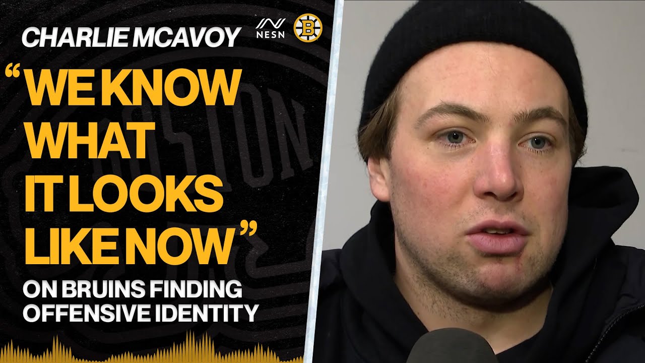 Charlie McAvoy Details How Bruins Have Found Consistent Offensive Success