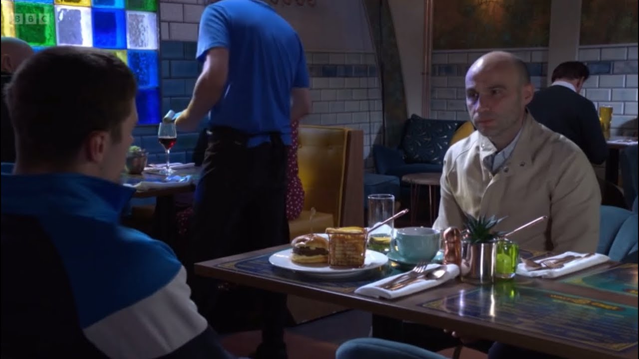 Eastenders harry walks out as teddy tries to explain himself about why he didn’t tell him the truth