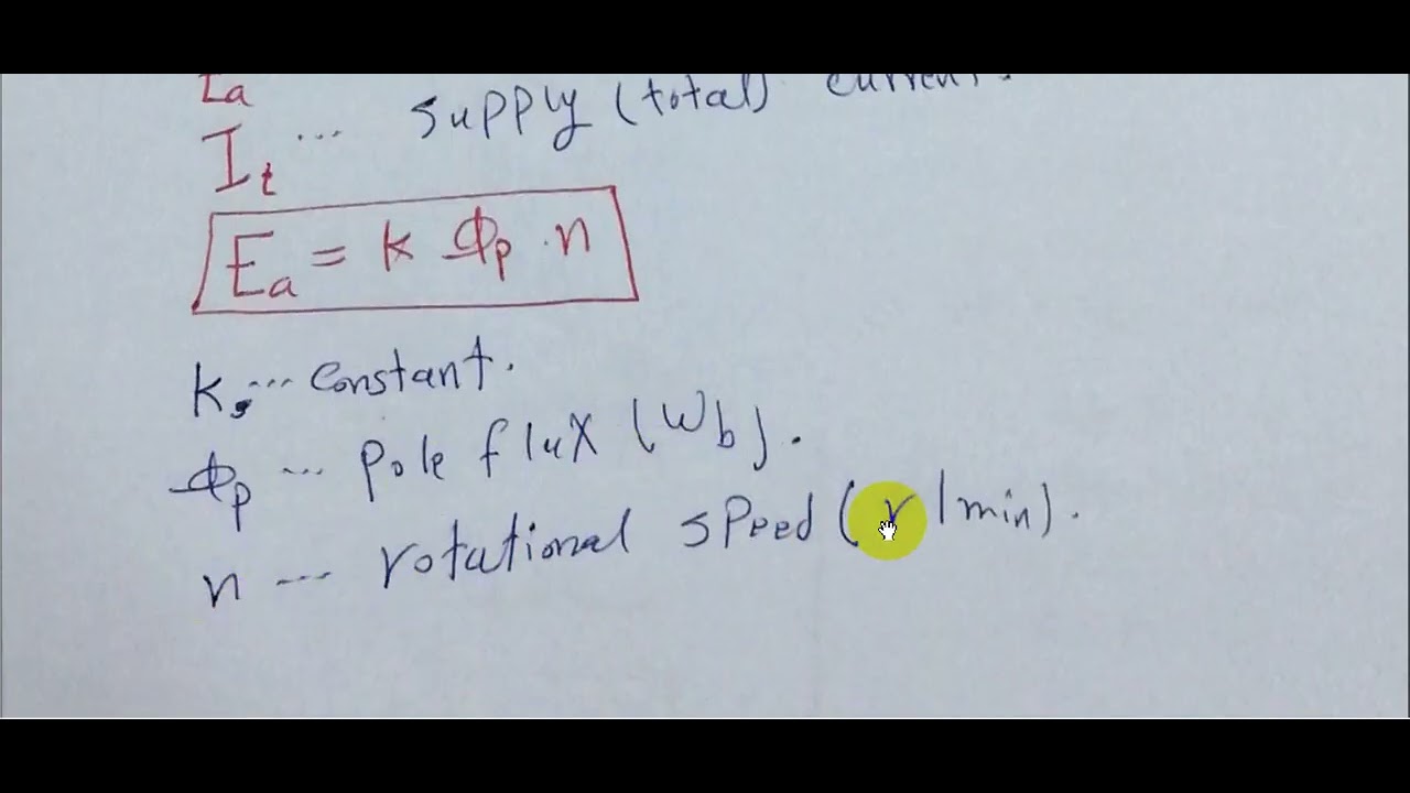 DC Shunt motor, part 1