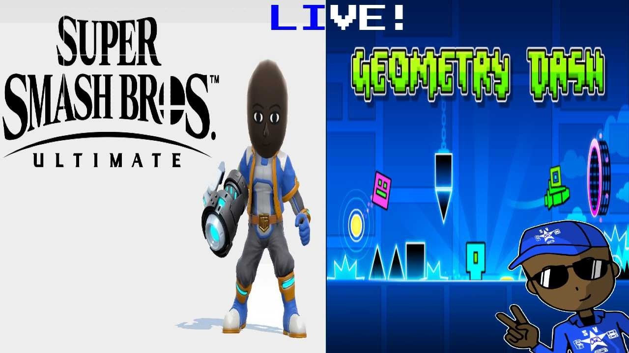 Smash Bros. Ultimate & Geometry Dash