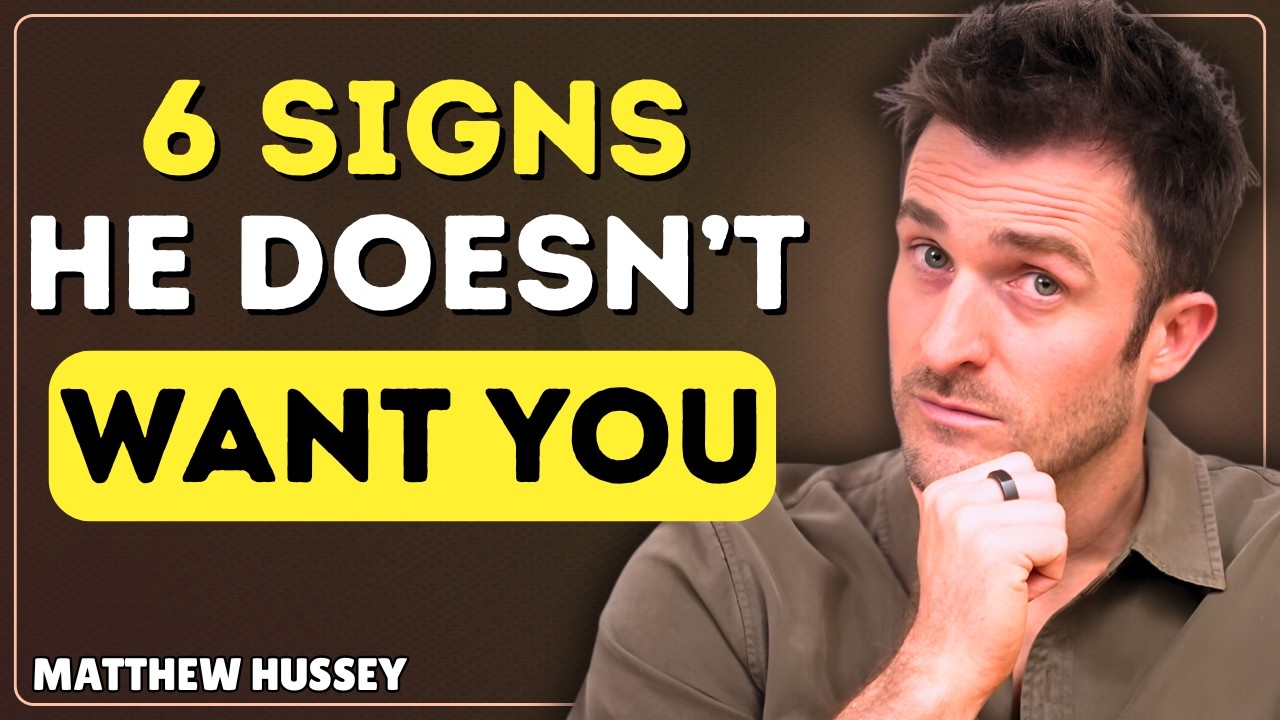 6 Clear Signs He’s Not Interested in You | Matthew Hussey