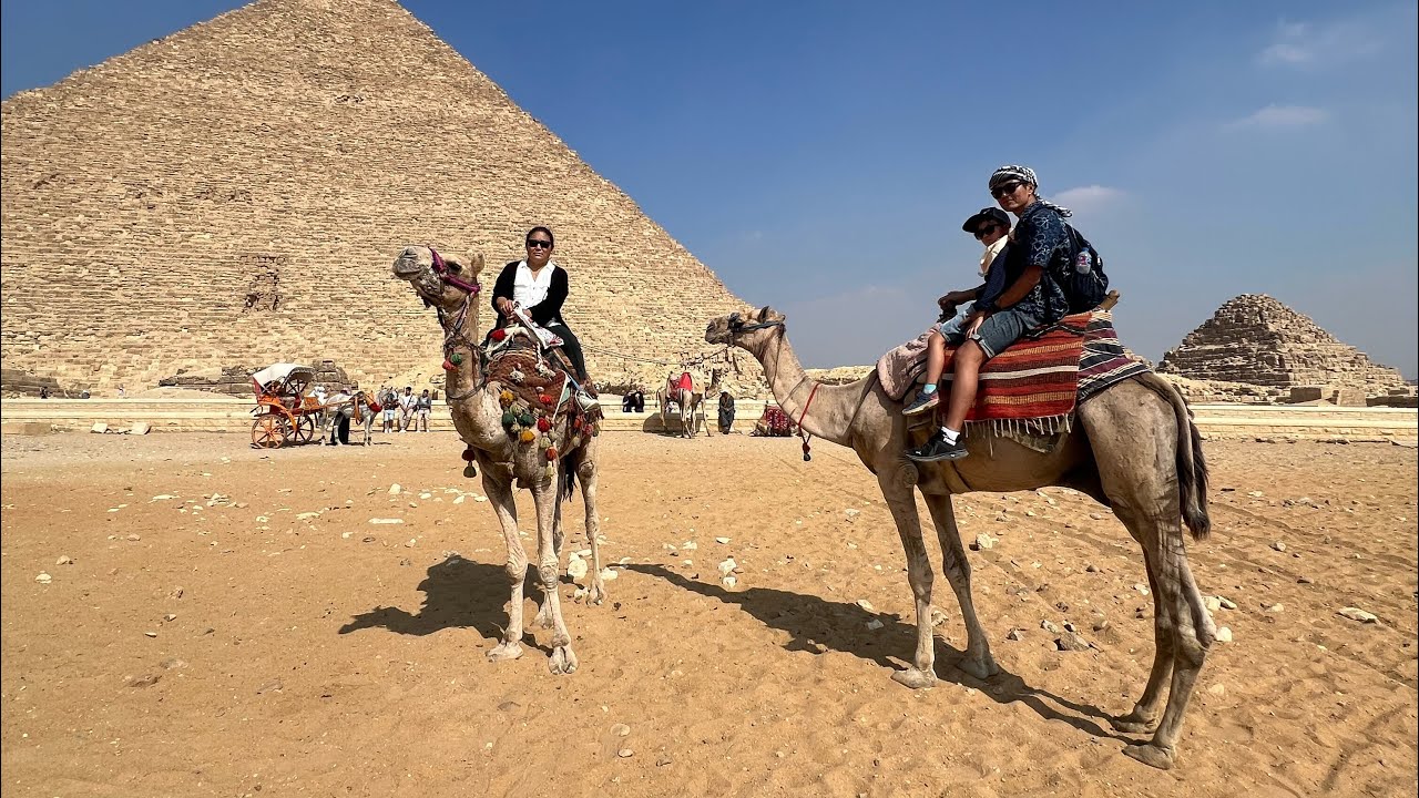 Exploring the Great Pyramids of Giza, Eygpt tours// Travel Vlog// Tibetan vlog 
