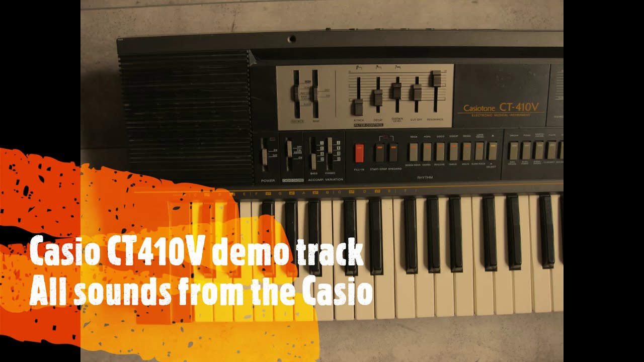 Casio CT410V demo track