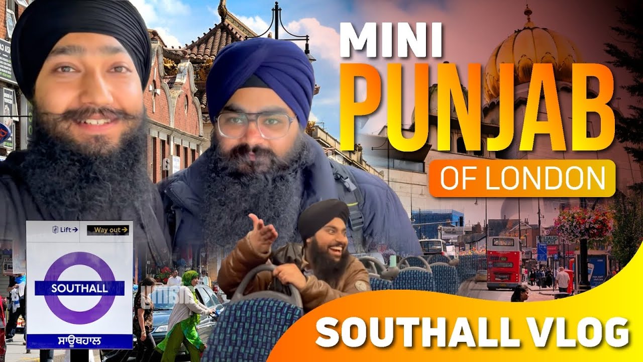 Trip to Southall Exploring Food & Market | Mini Punjab in London | Explore With Singhs