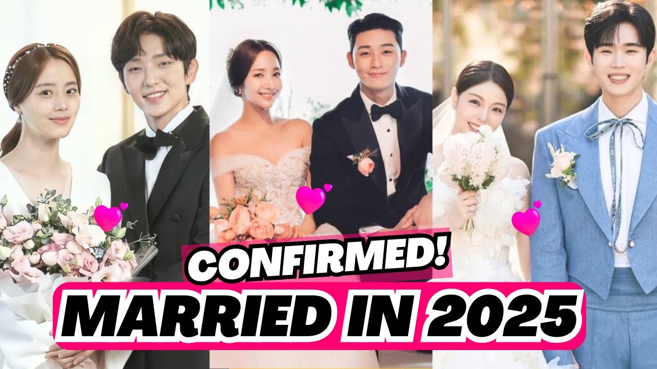 💞ТОП-23 КОРЕЙСКИЕ ПАРЫ, КОТОРЫЕ УЖЕ ПОЖЕНИЛИСЬ В 2025 ГОДУ👰