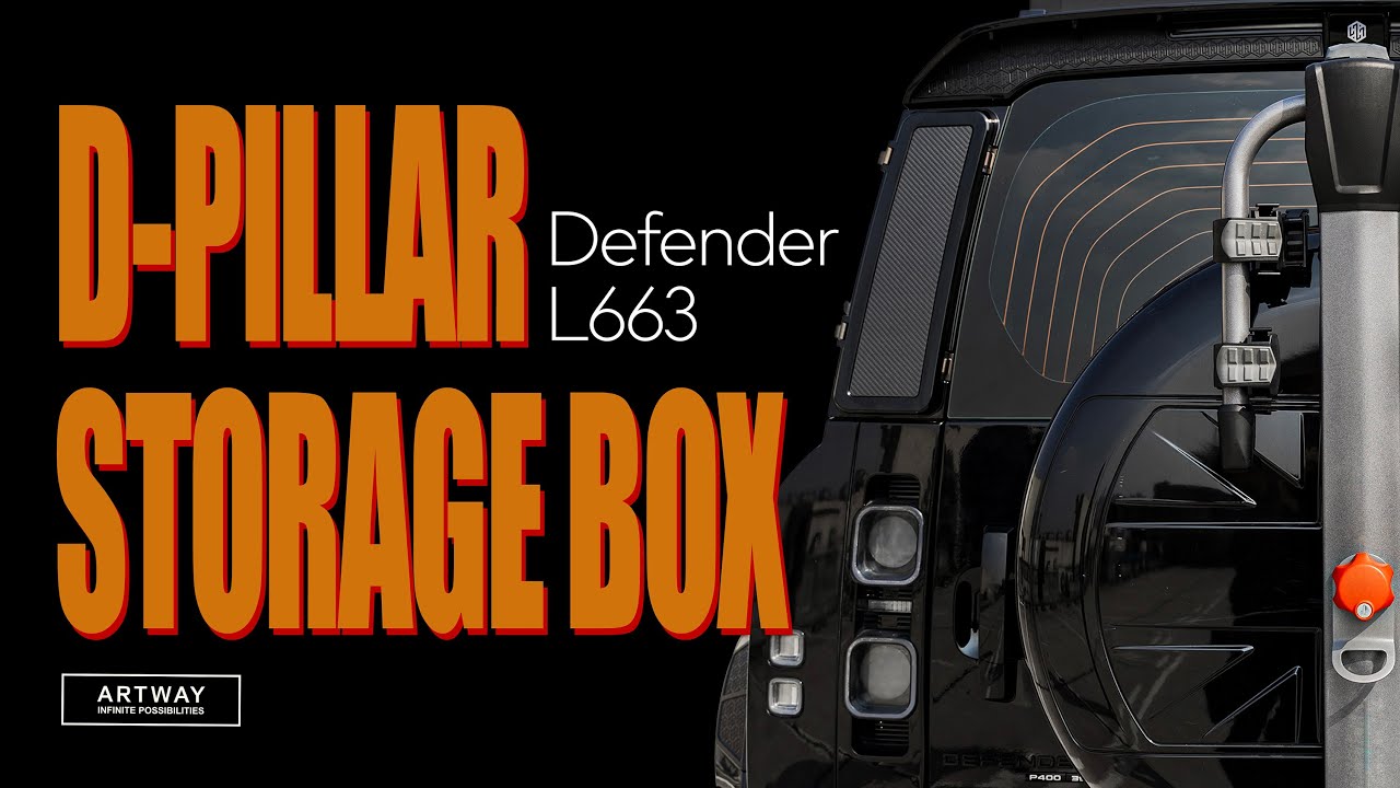 D-pillar storage box For Defender: Maximizing Your Space in Style! 🚙💨