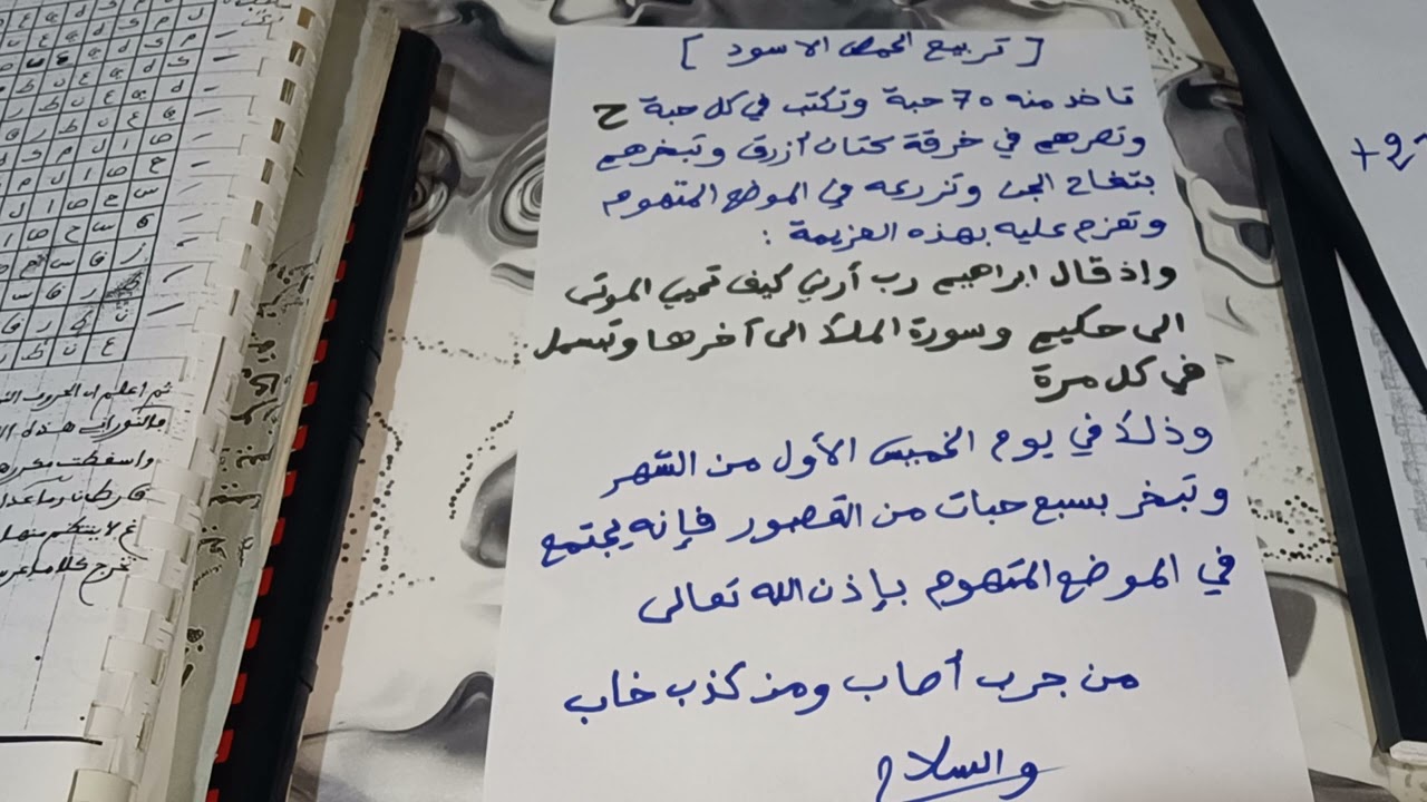 تربيع الحمص الاسود الصحيح