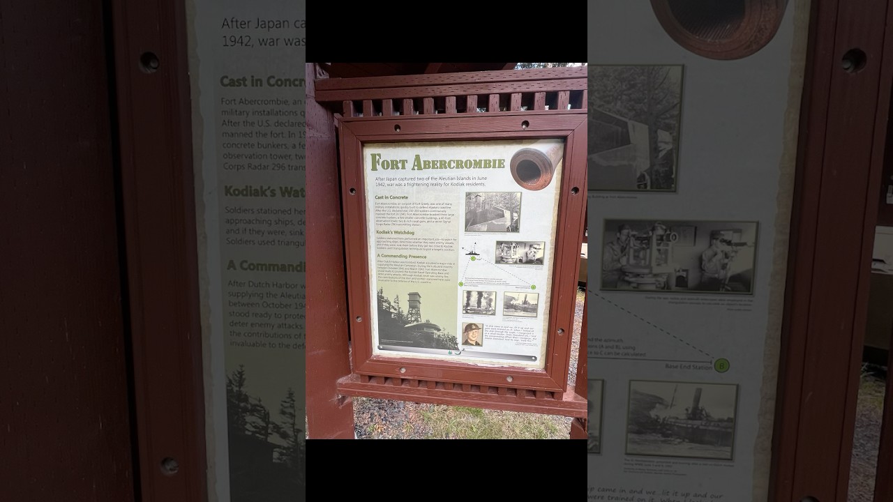 Fort Abercrombie State  Park #kodiakisland #FortAbercrombie #AlaskaAdventure #FamilyOutdoors