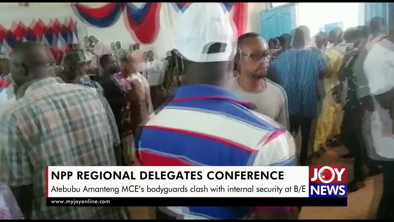 Atebubu Amanteng MCE&rsquo;s bodyguards clash with internal security at Bono East
