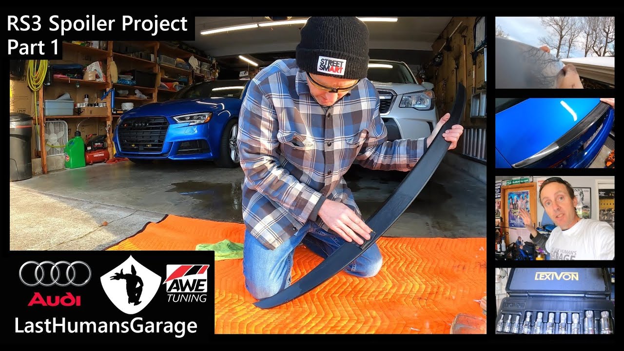 2018 Audi S3: Episode 42: The RS3 Spoiler Upgrade Project - Part 1