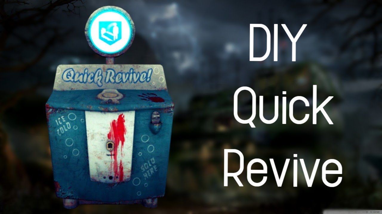 DIY- Call of Duty (Zombies) Quick Revive Machine