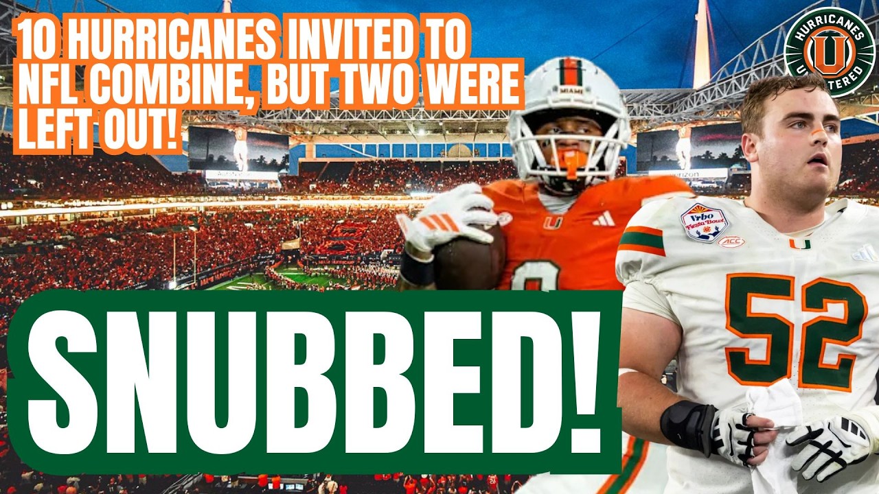 Ten Miami Hurricanes INVITED to NFL Combine, James Brockermeyer & Keelan Marion RIDICULOUSLY SNUBBED