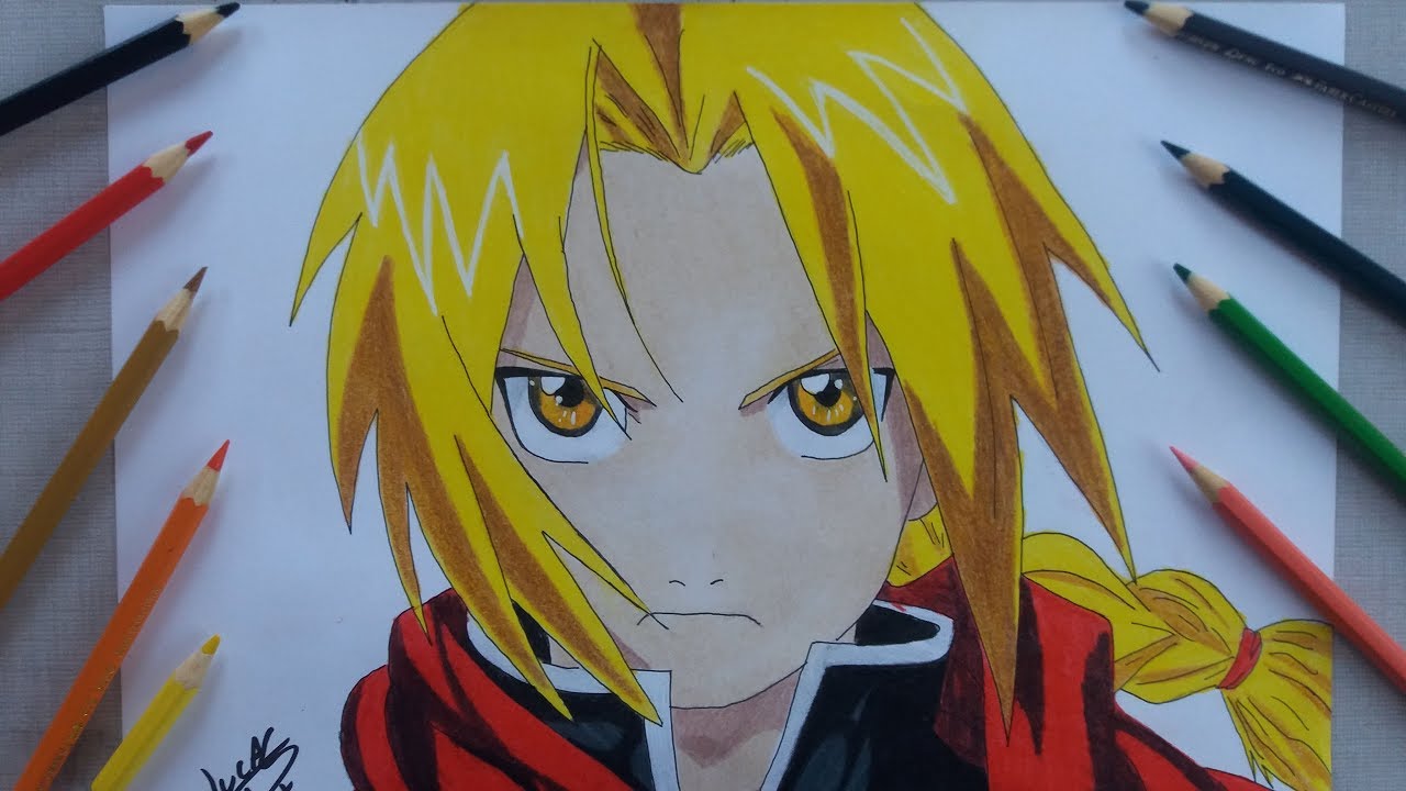 How to Draw / Como Desenhar Edward Elric, passo a passo (Fullmetal Alchemist).