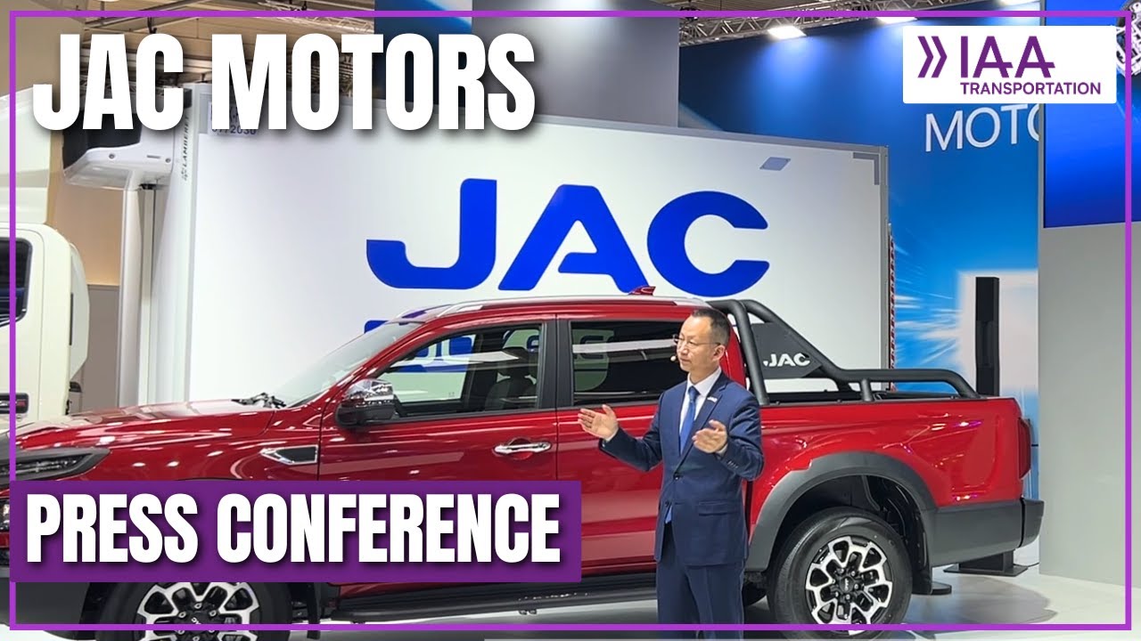 JAC Motors Unveils Electric Trucks for Europe at IAA Transportation 2024 | Press Conference