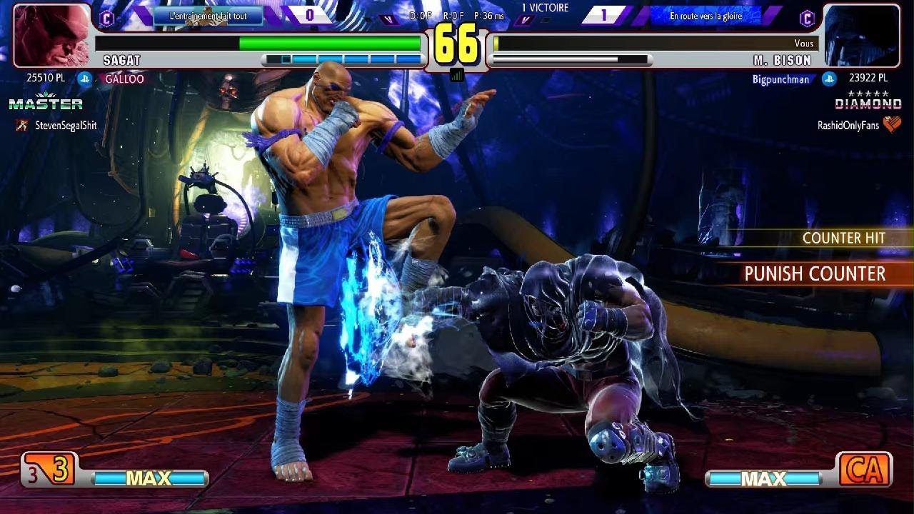 Street Fighter 6 - Bison VS Sagat