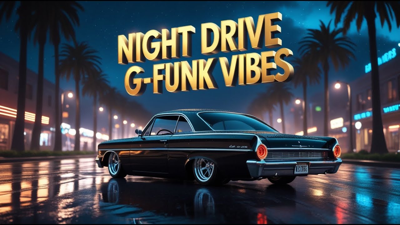 West Coast Night Drive 🌙 Smooth G-Funk Beats & City Lights