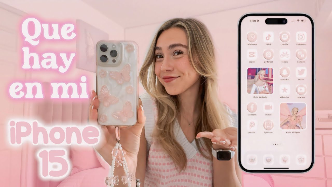 QUE HAY EN MI IPHONE 15 pro max??🫢📱🎀- Evelyn Rangel