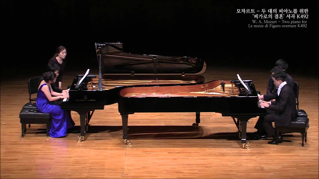 [8인의 피아니스트] W. A. Mozart - Two piano for Le nozze di Figaro overture K492