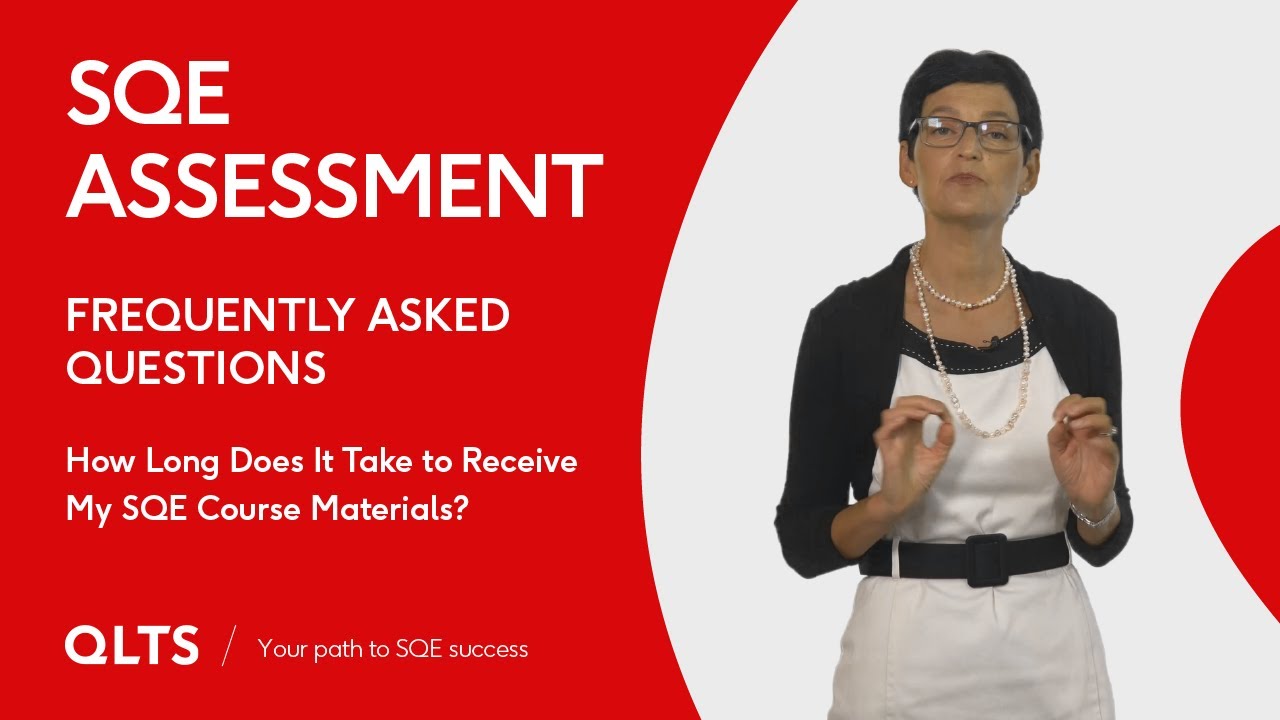 How long does it take to receive my SQE course materials?