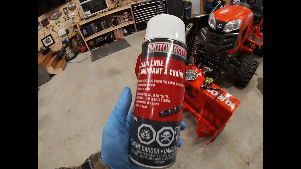 Kubota BX 2816 (8 hour) snowblower maintenance and tips!