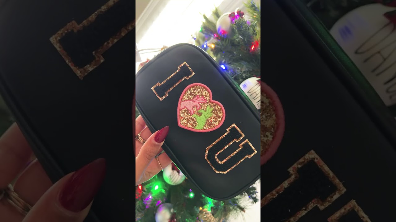 Stoney Clover Custom Made Vegan Leather Pouch 💚🩷 