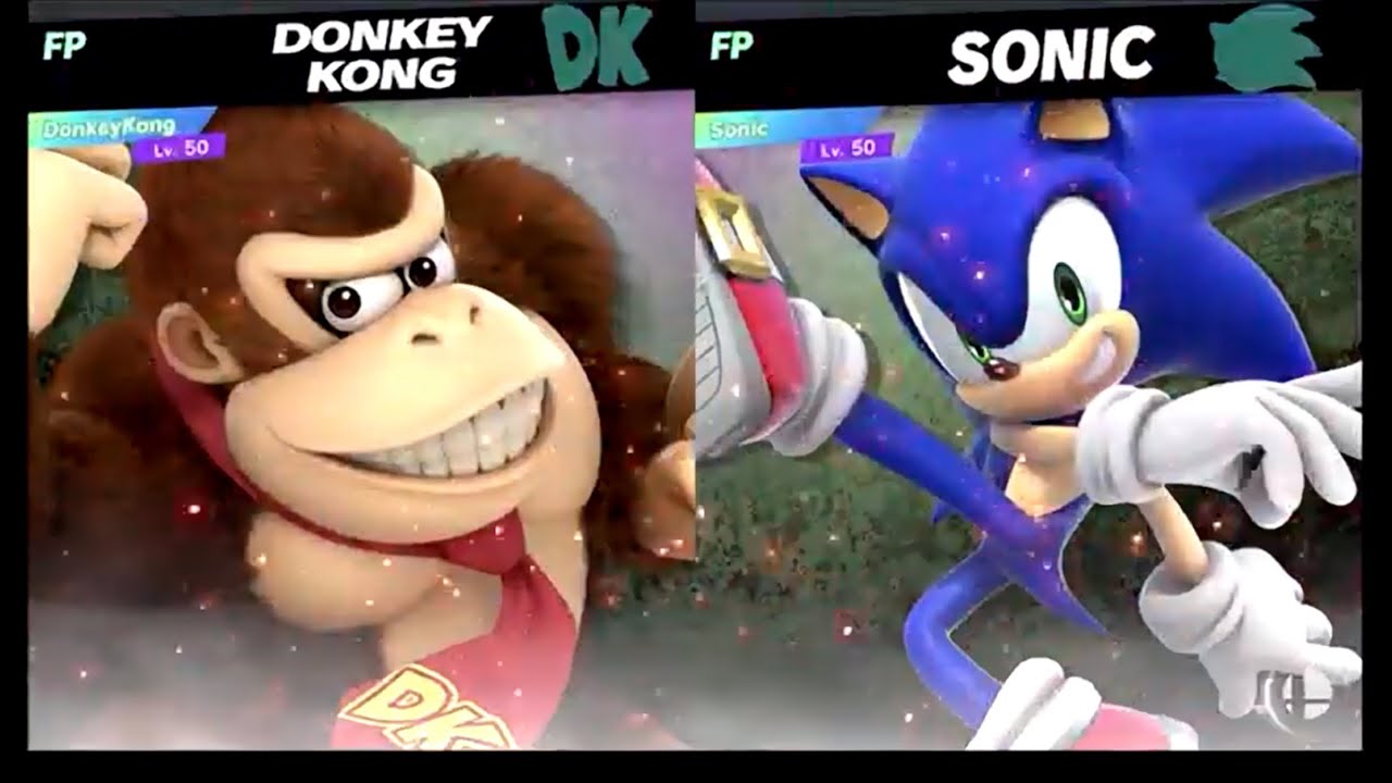 Super Smash Bros Ultimate Amiibo Fights – 9pm Poll Donkey Kong vs Sonic