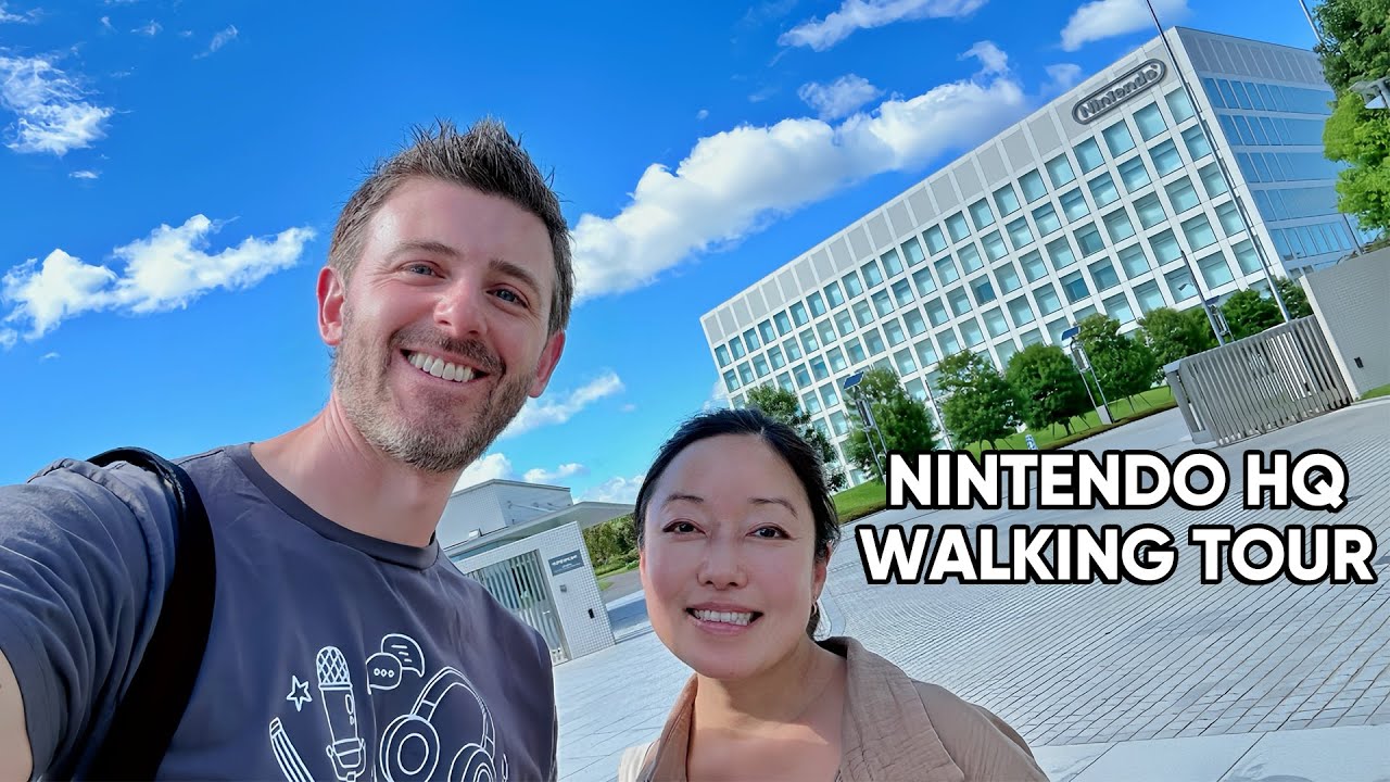 Walking Tour of Nintendo Global Headquarters in Kyoto, Japan