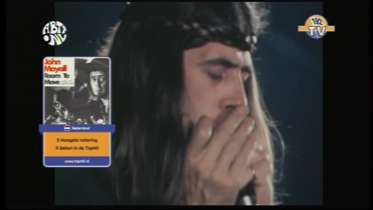John Mayall - Room To Move ( Clip 1970 Rebroadcast 192 TV HQ Audio )
